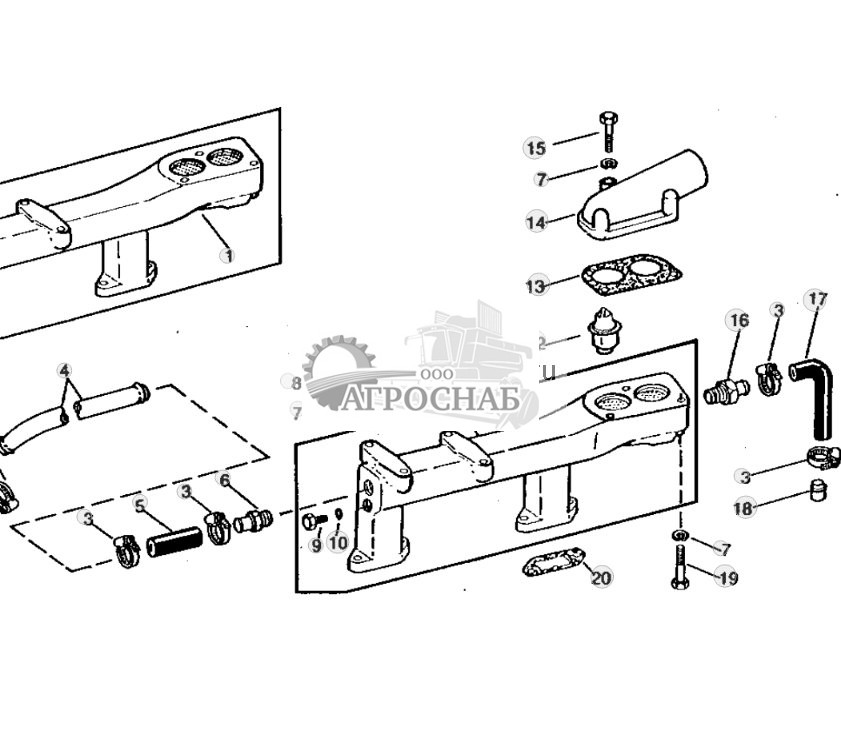 Water Manifold And Thermostats 